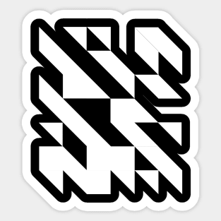 geometric shapes Sticker